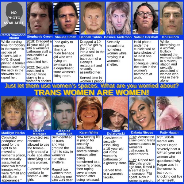 Do you avoid the bathroom if there is a transwoman?