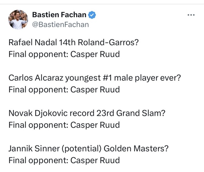 TENNIS: all to clay for