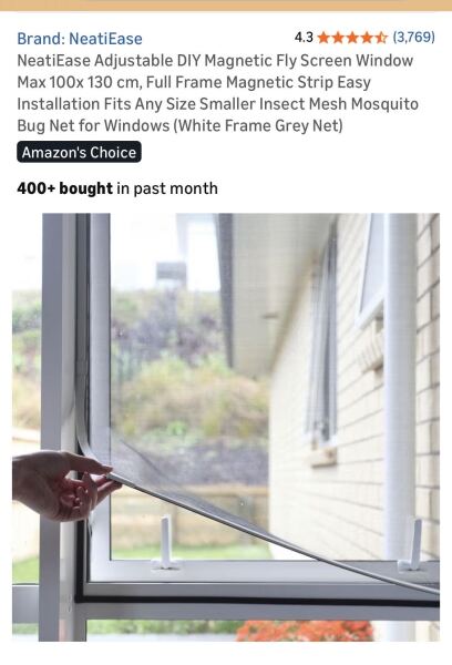 Cat window guard I can use with portable air con hose