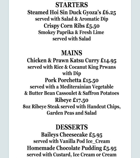 AIBU to mention spelling errors on a local pub menu?