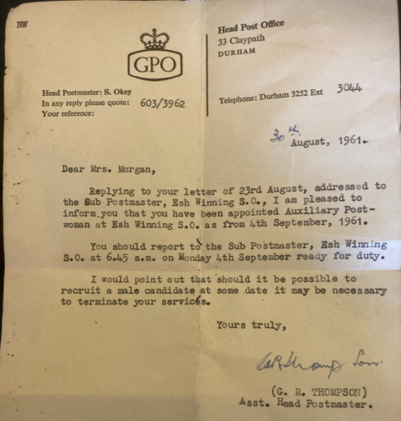 1961 women's employment - wow!