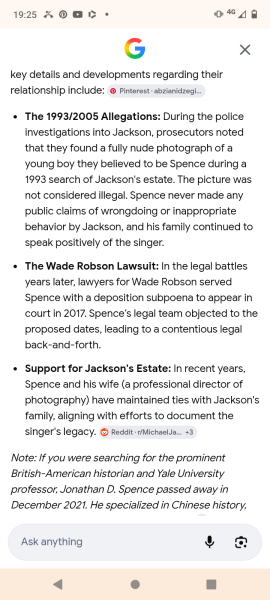 Do you believe the Michael Jackson allegations?