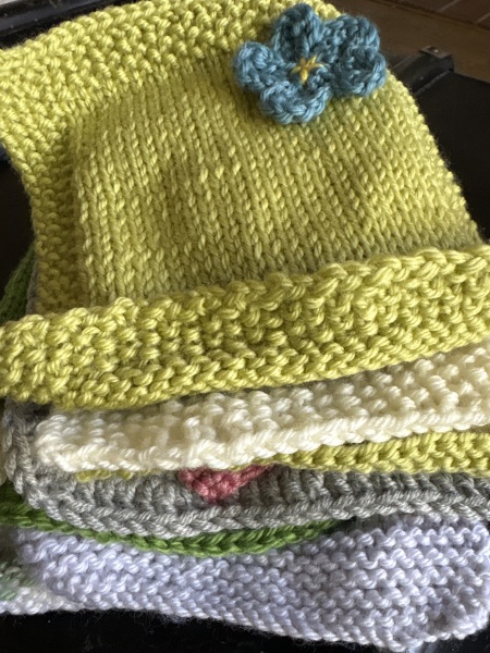 Part 2. Our blanket making for lovely waffle heads into its final stages.