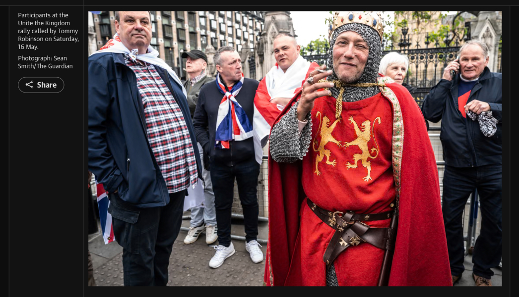 What do Christians make of the crosses at the Tommy Robinson march?