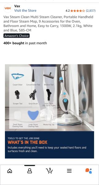 How do you use a steam cleaner effectively around the house?
