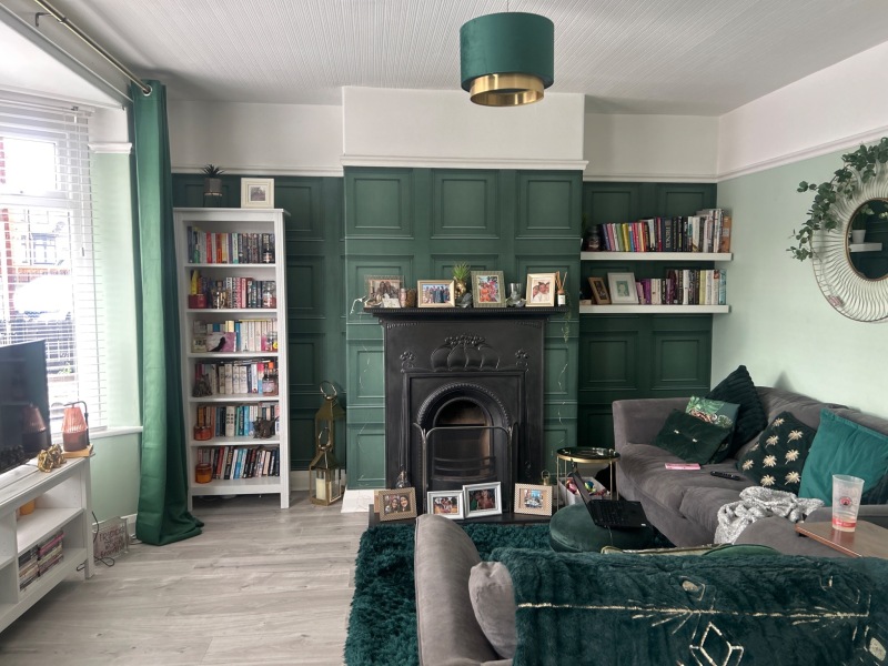 What could I put in place of a bookcase in my living room