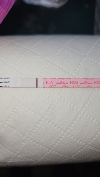 FAINT POSITIVE AT 7/8DPO