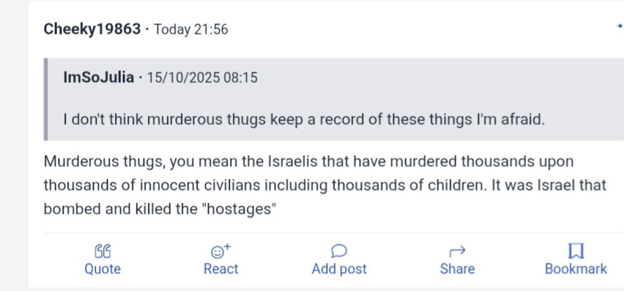AIBU to compare pro-Palestine and Tommy Robinson-led protests?  Both involve hatred antisemitism or racism and both end up in trouble.  Two cheeks of the same ass as I've heard on here before!