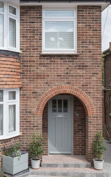 WWYD - Royal Mail 'safe place' for parcels--part-open porch (photo)