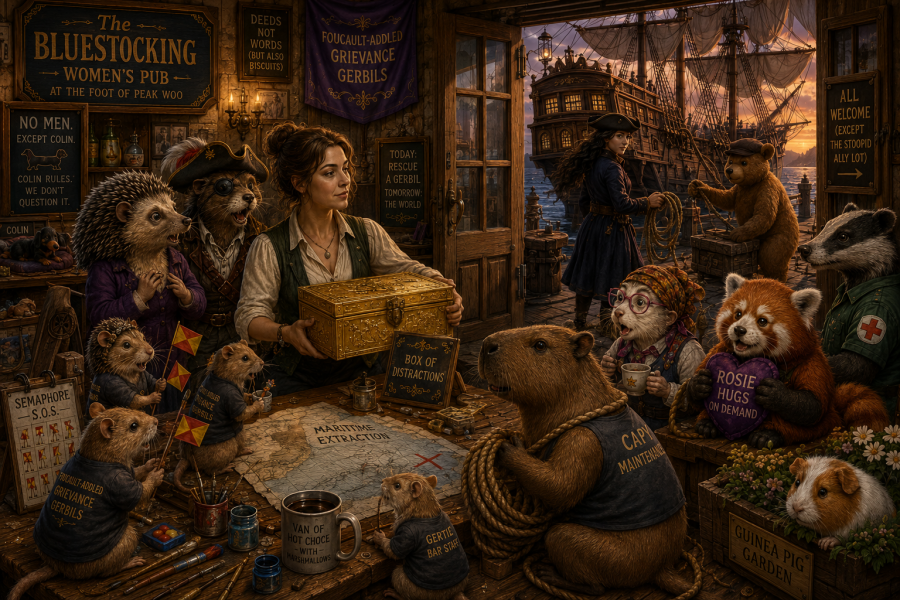 The Bluestocking Pub: Infinite Cocktails, Questionable Logistics