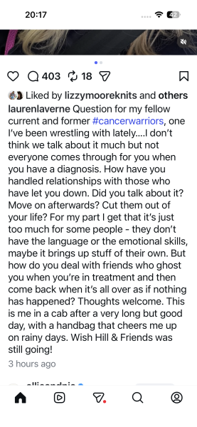 The Great Cancer Recovery part 5