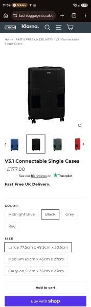Please help me get two suitcases that can be rolled sideways, together, using one hand 🙉
