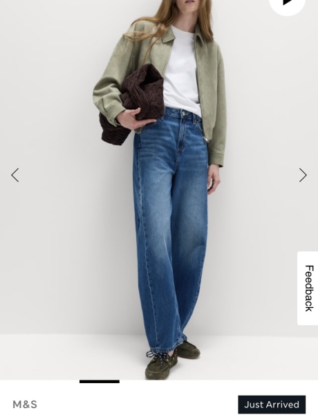 What jackets are we wearing with barrel legged jeans?