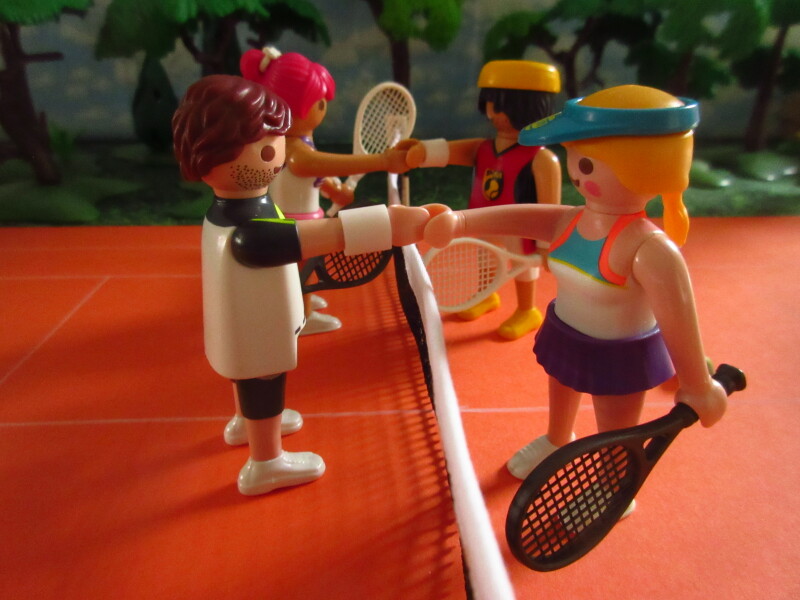 It's Springtime in Eastgate Park for the Playmobil people in our house...