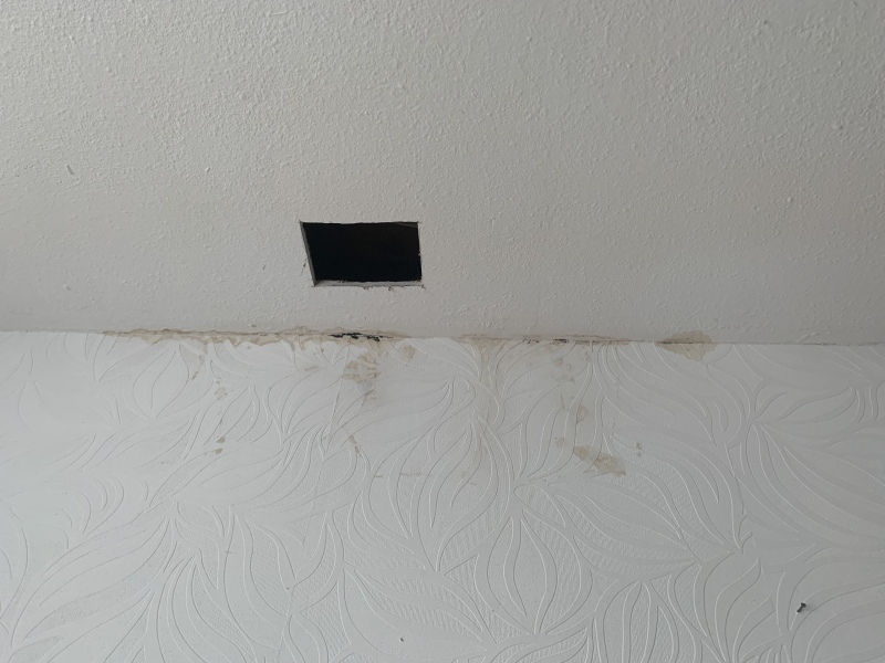 Water leak in terraced house
