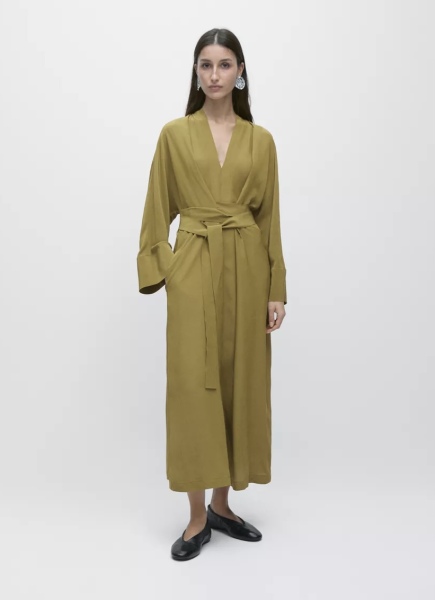 Looking for a polished khaki shirt dress for a wedding anniversary