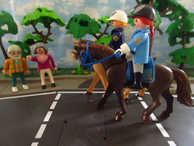 It's Springtime in Eastgate Park for the Playmobil people in our house...