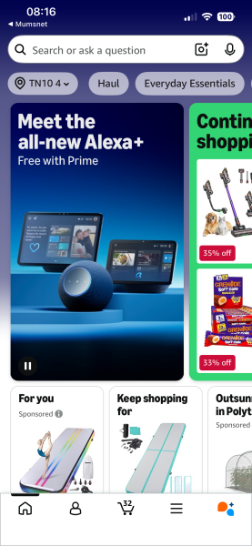 Amazon Haul advert opens every time I so much as look at a thread