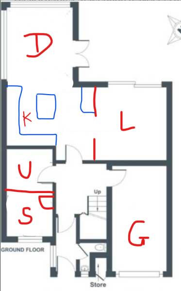 Downstairs floor plan suggestions