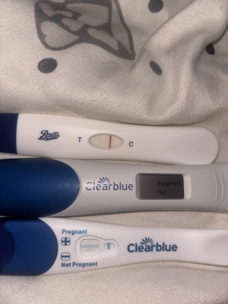Digital test says positive others faint line??