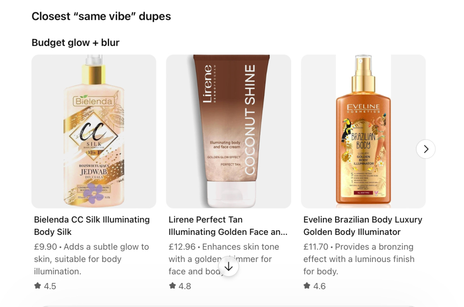 Cheaper alternatives to Erborian CC Body for evening out very pale skin