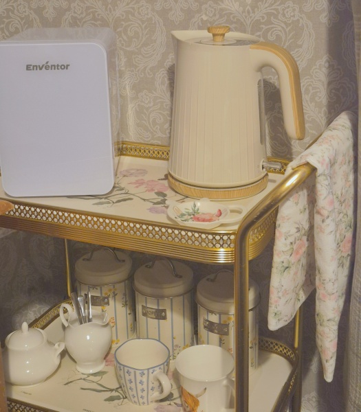 AIBU to want a kettle and mini fridge in our bedroom?