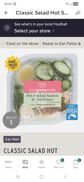 M&S lemon vinegarette