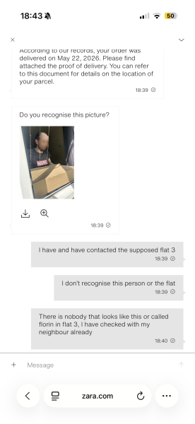 Has anyone else had this experience with Zara?