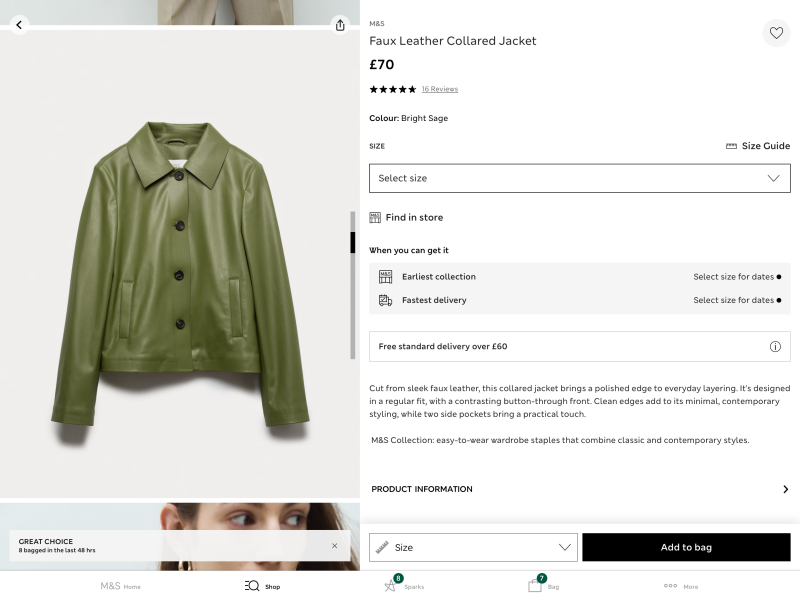 What's good in M&S right now?