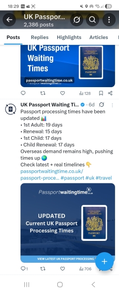Passport - standard or fast track
