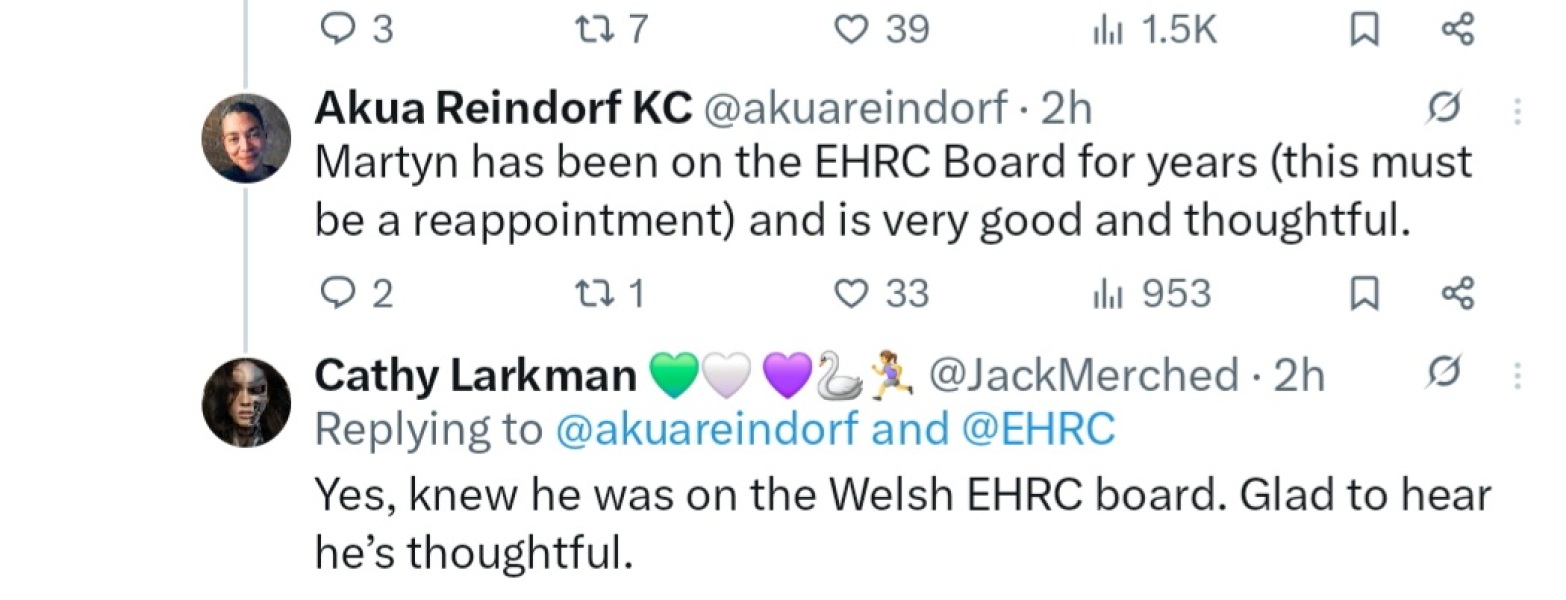 New commissioners appointed to EHRC
