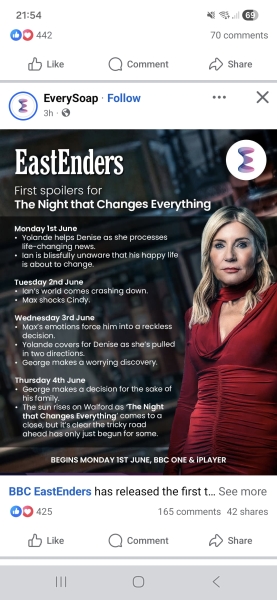 EastEnders: the SPOILERS thread!
