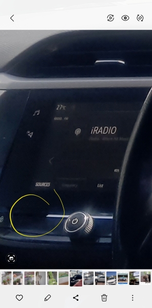Car dashboard damaged slightly. can anyone tell me what this is?
