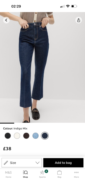 Cropped jeans: what length?