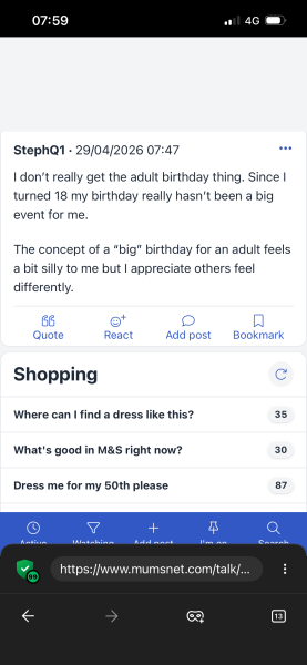 DH did nothing for my 50th