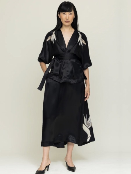 What stylish dress to impress options suit a curvy mid-forties figure?