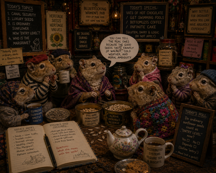 Bluestocking Women’s Pub - it’s Maytime!
