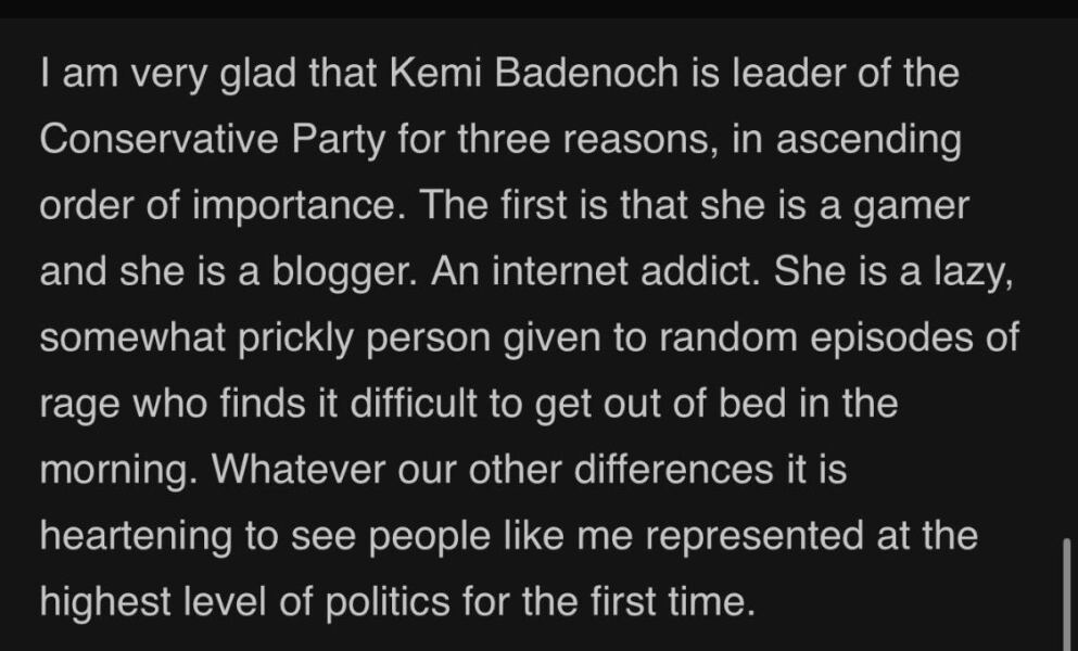 Thank goodness for Kemi!