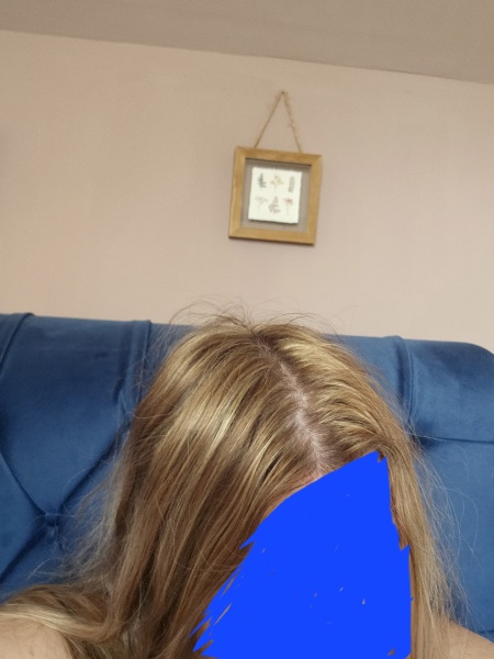 Hair disaster with photo 😭