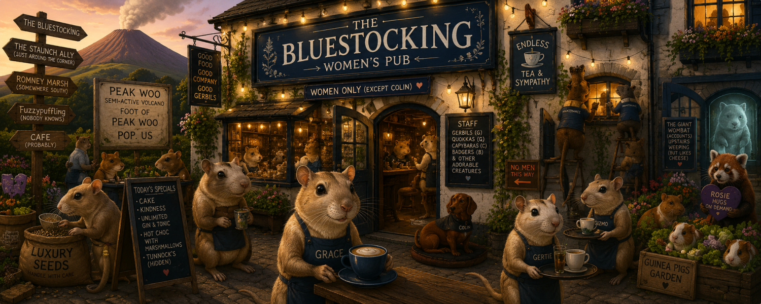 The Bluestocking Pub: Infinite Cocktails, Questionable Logistics
