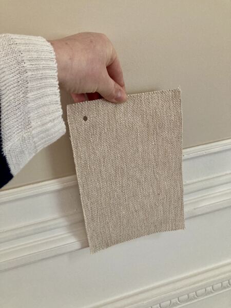 Linen sofa fabric - light grey or oatmeal?