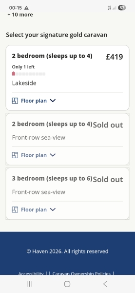 AIBU to ask for a refund on a seaview caravan upgrade?