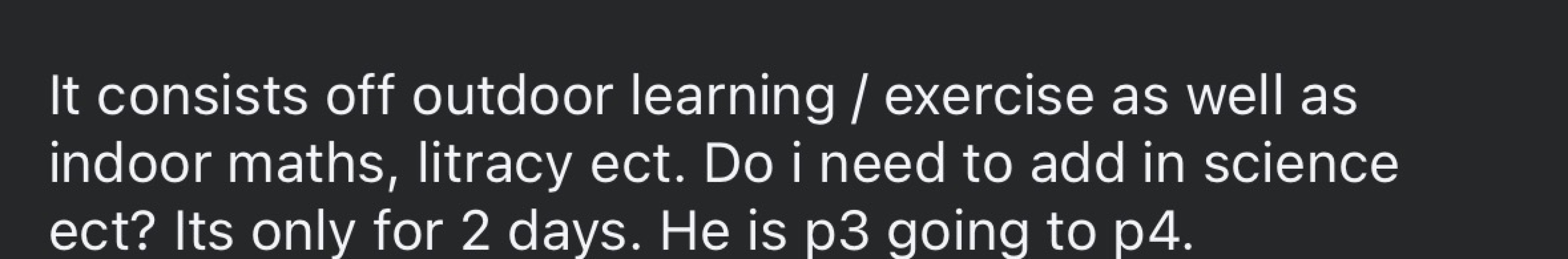 To disagree with home ed