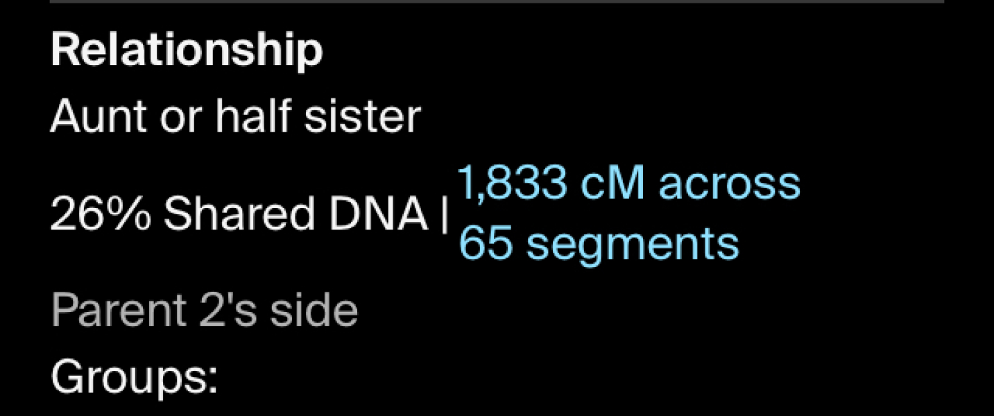 Ancestry DNA says my youngest sister may be a half sibling