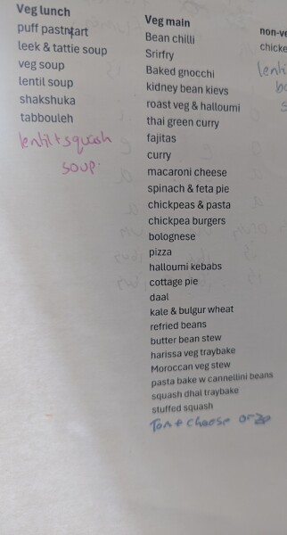 Vegetarian meal ideas please.
