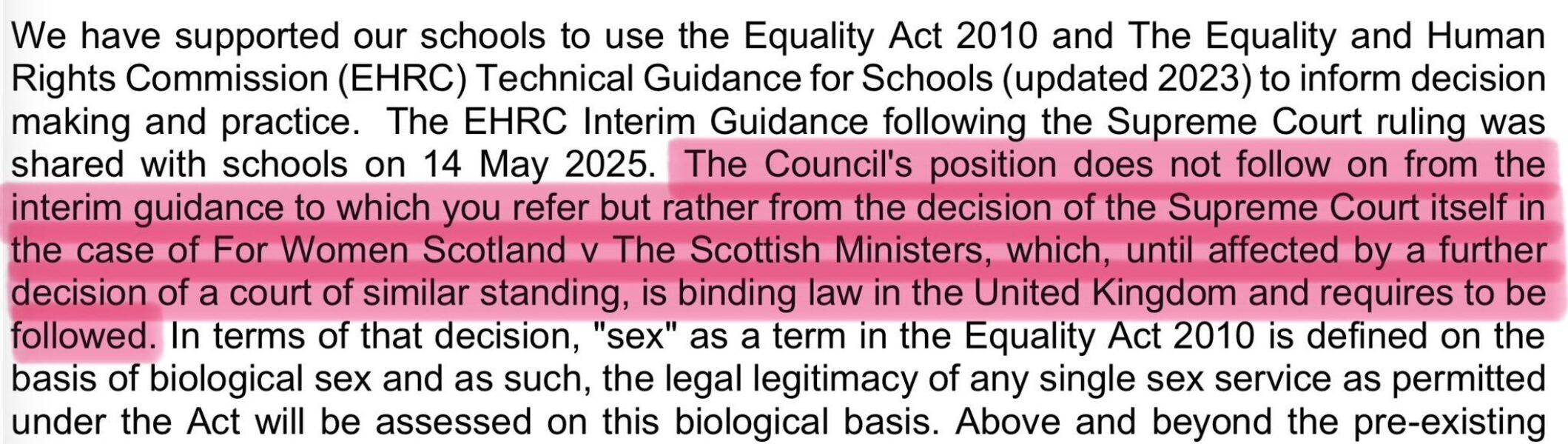 Scottish council’s reply to Ross Greer is a joy to behold.