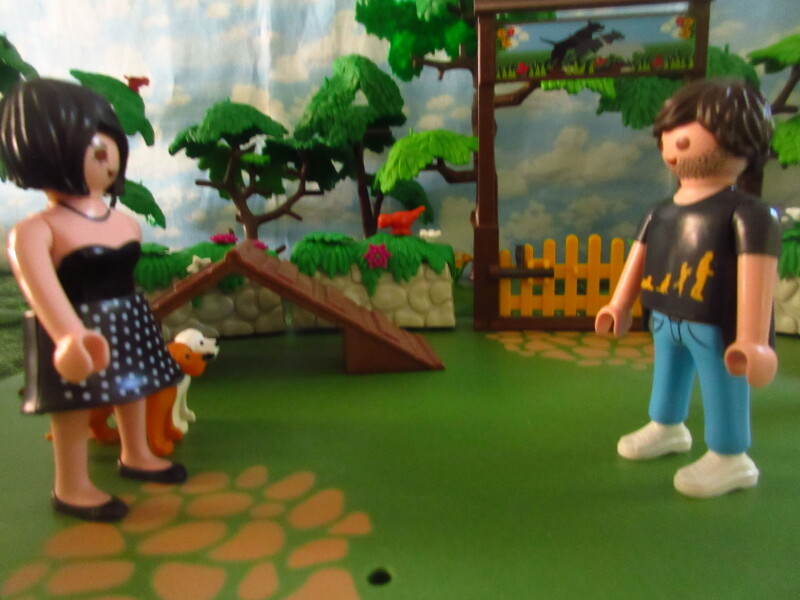 It's Springtime in Eastgate Park for the Playmobil people in our house...