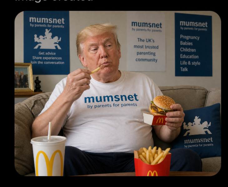Is Mumsnet now being promoted in America?