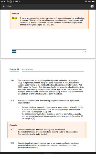 EHRC Code of Practice on Services, Public Functions and Associations has been laid - here is the Code itself