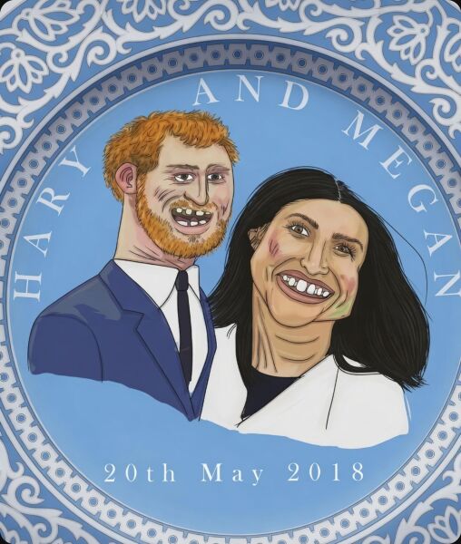 To feel 🤢 at that picture of Megan and Harry where he looks like he's doing an orgasm face as she kisses him